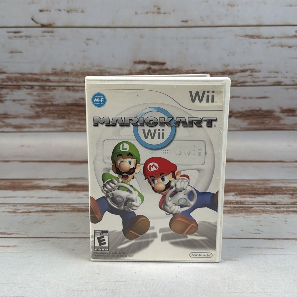 Mario Kart Nintendo Wii Game in Original Case Resurfaced Disc Tested No Booklet
